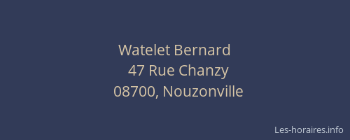 Watelet Bernard