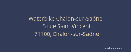 Waterbike Chalon-sur-Saône
