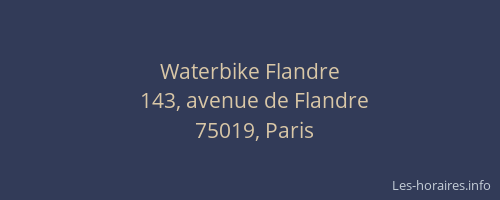 Waterbike Flandre