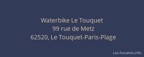 Waterbike Le Touquet