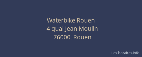Waterbike Rouen