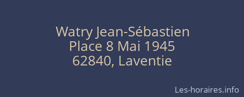 Watry Jean-Sébastien