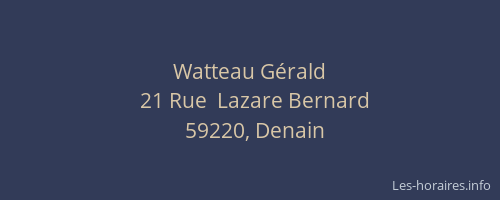 Watteau Gérald