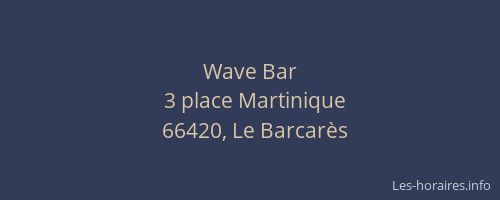 Wave Bar