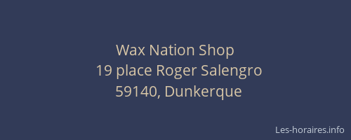 Wax Nation Shop