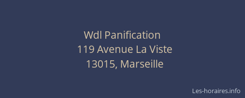 Wdl Panification