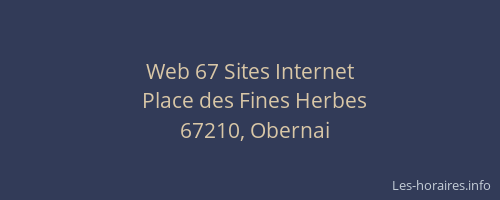 Web 67 Sites Internet