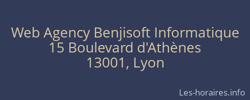 Web Agency Benjisoft Informatique