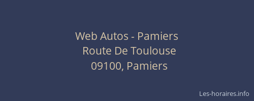 Web Autos - Pamiers