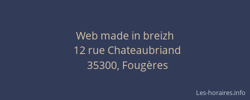 Web made in breizh