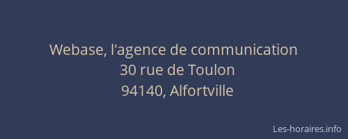 Webase, l'agence de communication