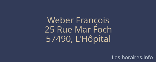 Weber François