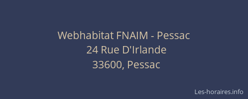 Webhabitat FNAIM - Pessac