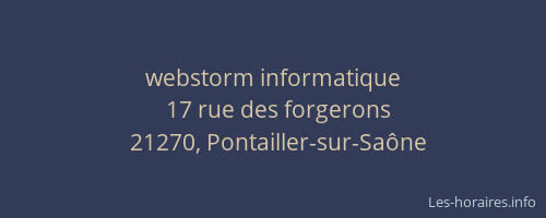 webstorm informatique