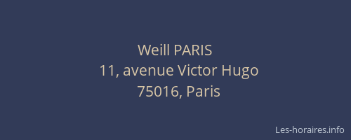 Weill PARIS