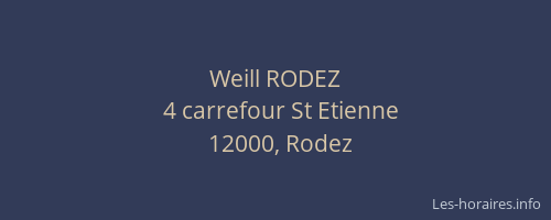 Weill RODEZ