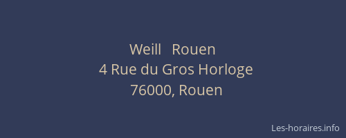 Weill   Rouen
