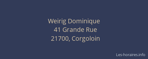 Weirig Dominique