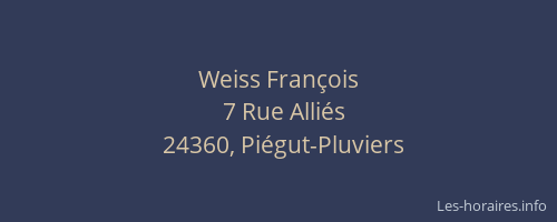 Weiss François