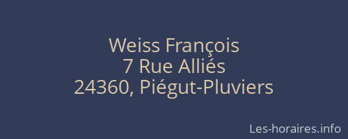 Weiss François