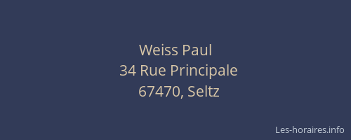 Weiss Paul