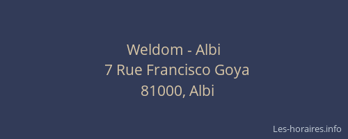 Weldom - Albi