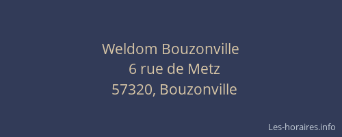 Weldom Bouzonville