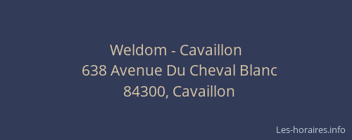 Weldom - Cavaillon