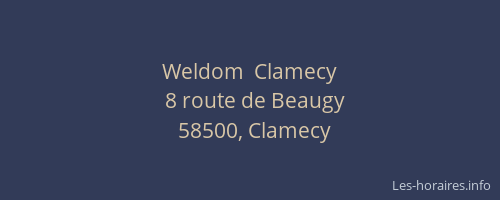 Weldom  Clamecy