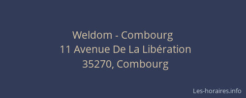 Weldom - Combourg