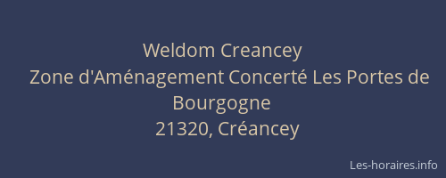 Weldom Creancey