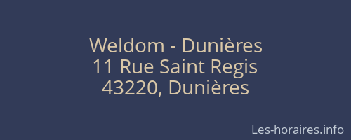 Weldom - Dunières