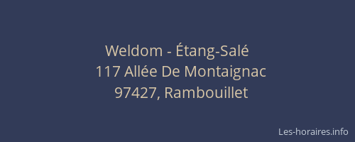 Weldom - Étang-Salé