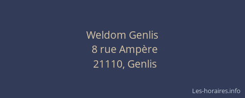 Weldom Genlis
