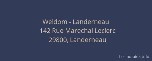 Weldom - Landerneau