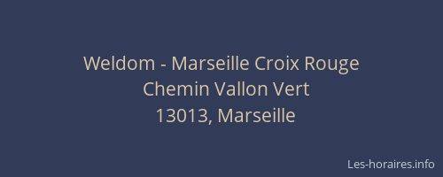 Weldom - Marseille Croix Rouge