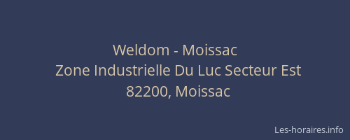 Weldom - Moissac
