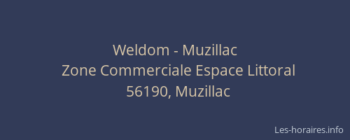 Weldom - Muzillac