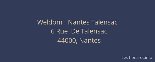Weldom - Nantes Talensac