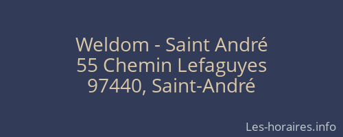 Weldom - Saint André