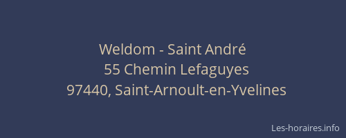 Weldom - Saint André