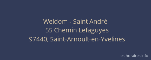 Weldom - Saint Andr&eacute;