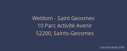 Weldom - Saint Geosmes