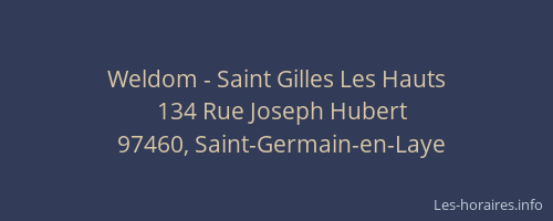 Weldom - Saint Gilles Les Hauts