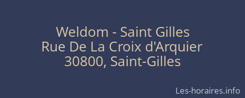 Weldom - Saint Gilles