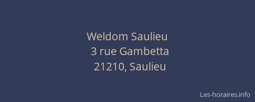 Weldom Saulieu