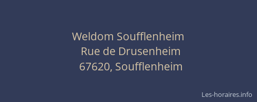 Weldom Soufflenheim