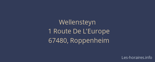 Wellensteyn
