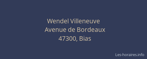Wendel Villeneuve