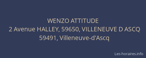 WENZO ATTITUDE